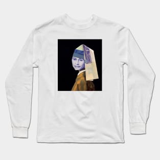 Queen With A Pearl Earring Long Sleeve T-Shirt